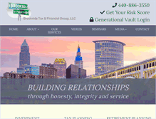 Tablet Screenshot of brooksidetax.com